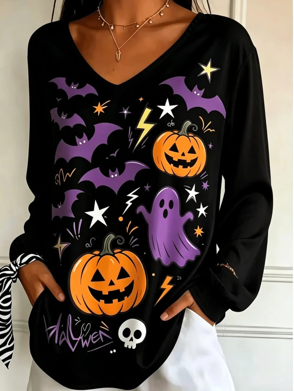 Women’s Y2K Long Sleeve Graphic Top