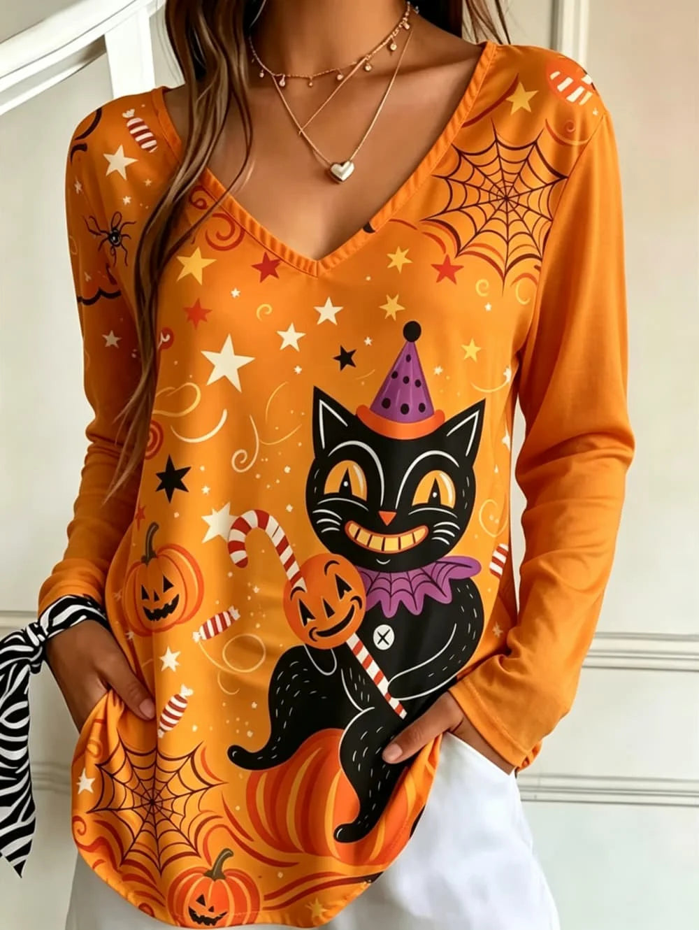 Women’s Y2K Long Sleeve Graphic Top