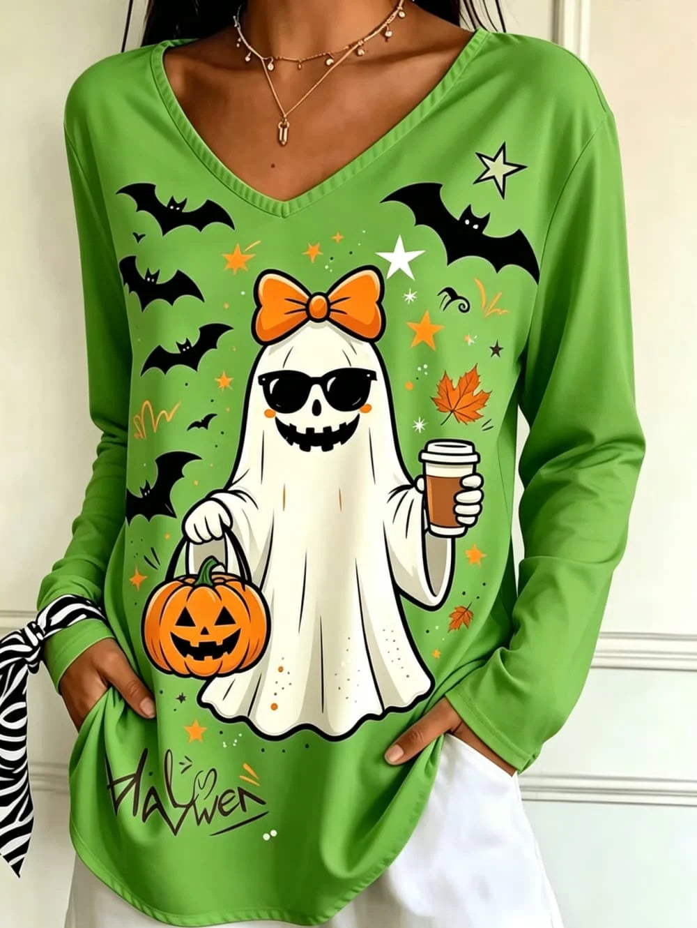 Women’s Y2K Long Sleeve Graphic Top