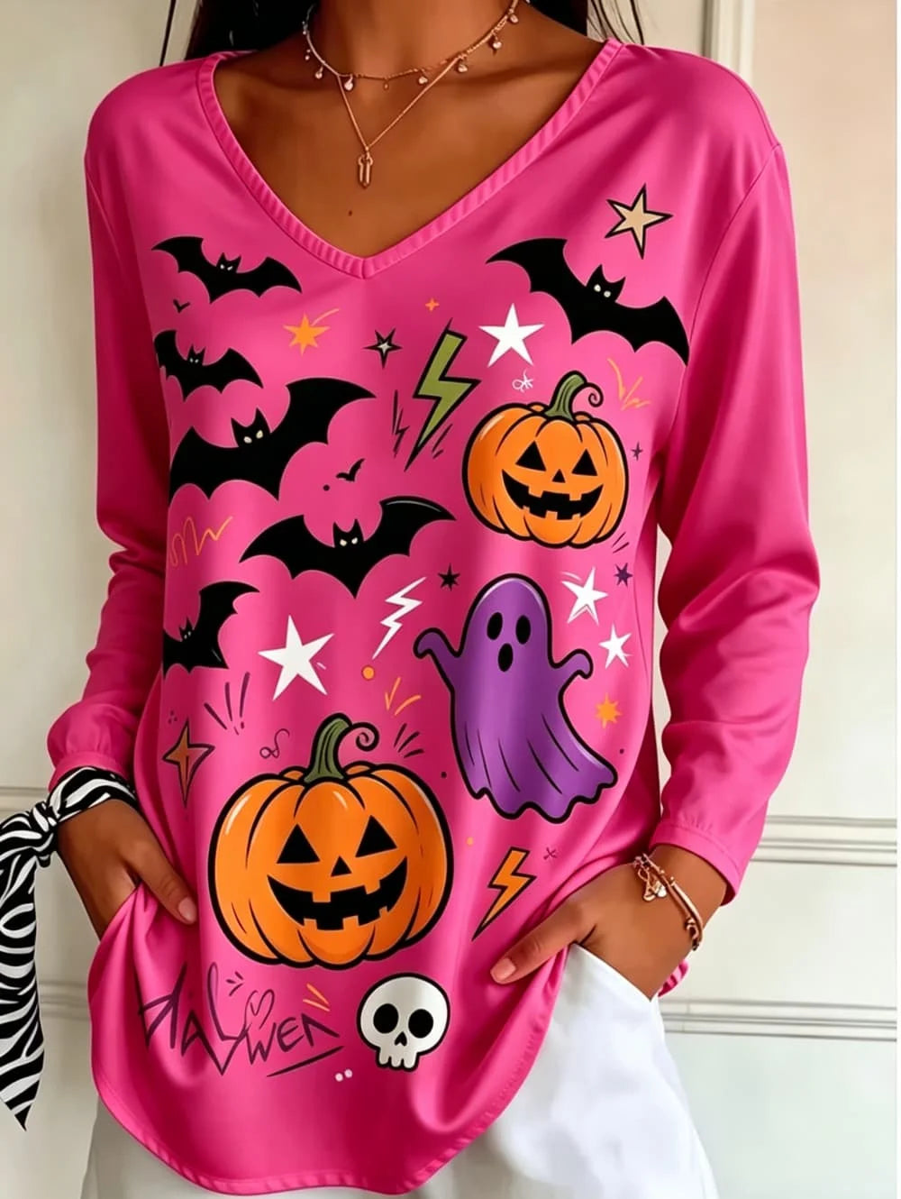 Women’s Y2K Long Sleeve Graphic Top